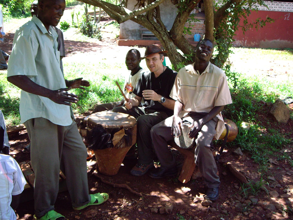 White Man Drums